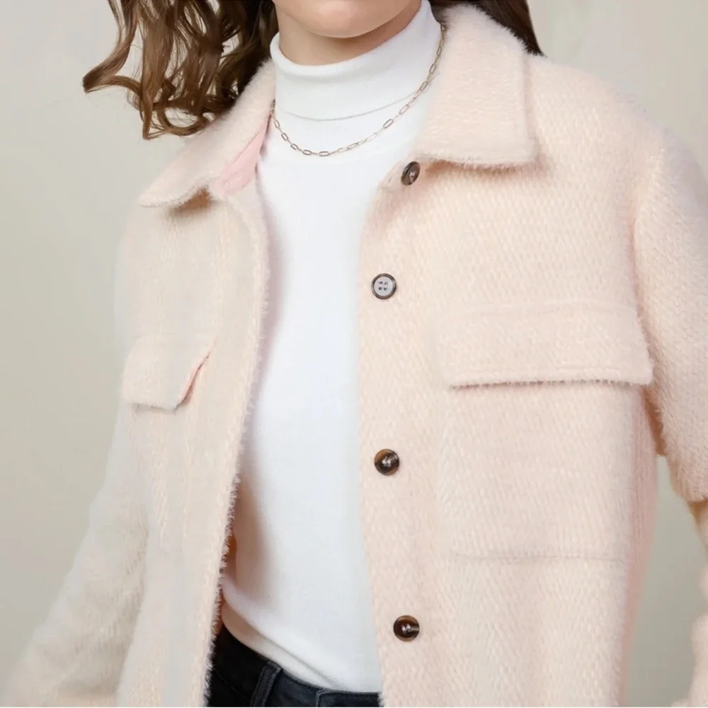 SKIES ARE BLUE | BLUSH SHACKET | KNEE LENGTH - Picture 4 of 10